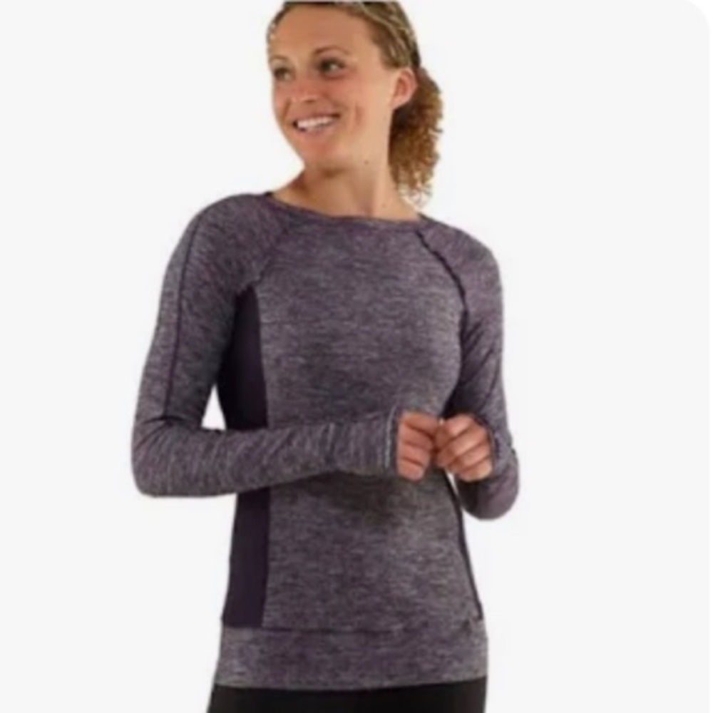 Lululemon Full Tilt Ruffle Long Sleeve Pullover